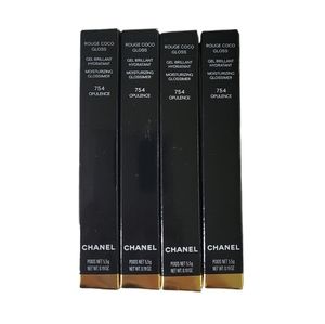 Chanel Rouge Coco Gloss 754 Opulence 4pc Bundle